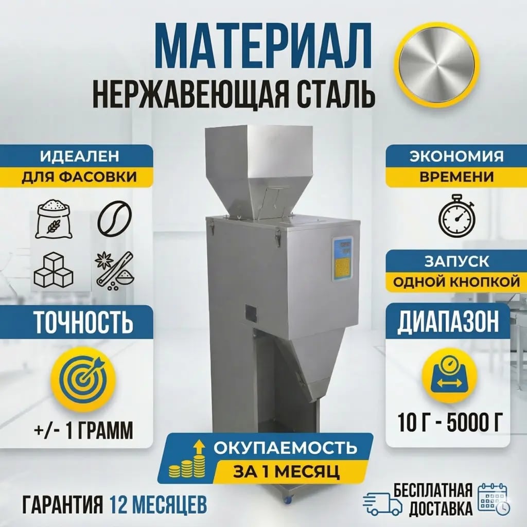 Характеристики дозатора